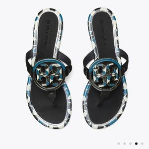 NWT~TORY BURCH~MILLER Enamel Sandals